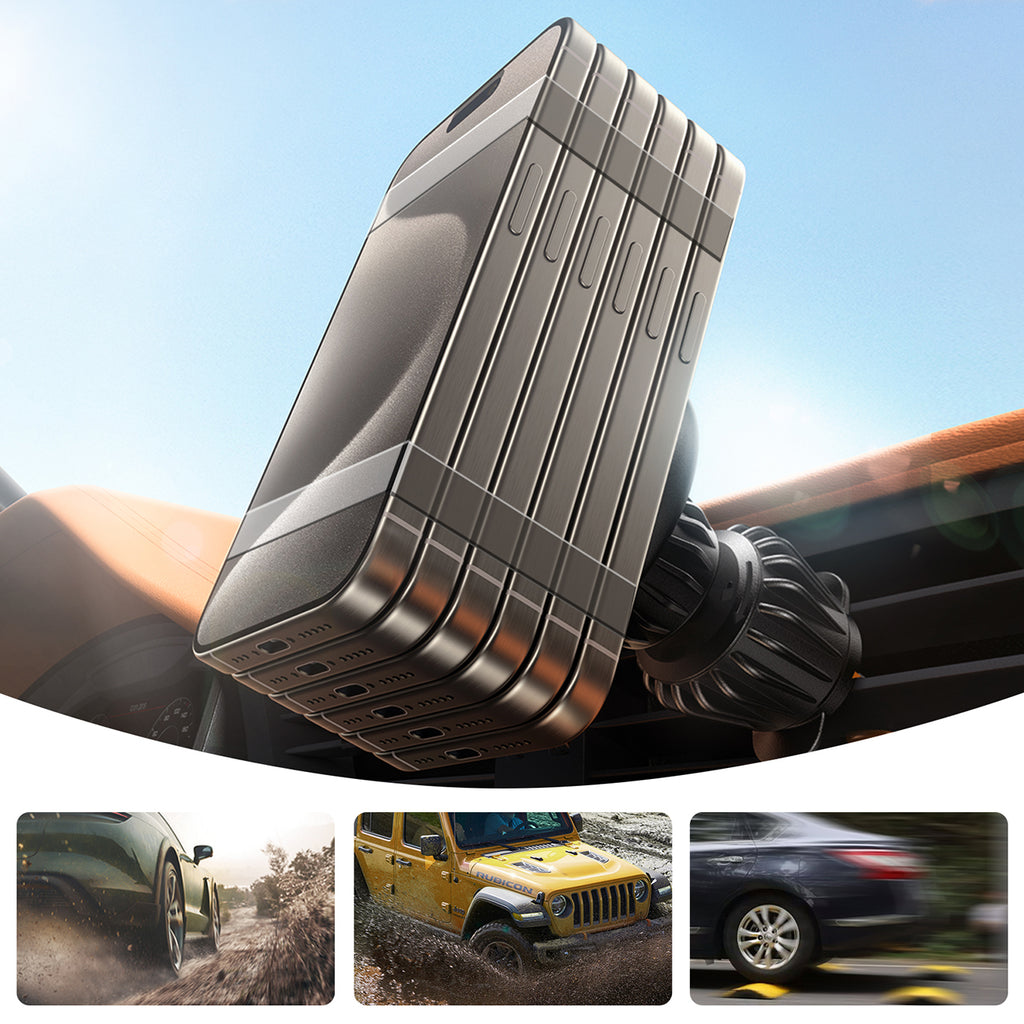 Joyroom magnetinis automobilinis laikiklis JR-ZS406 oro angoms, juodas