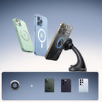 Joyroom magnetinis automobilinis laikiklis JR-ZS406 priekinam stiklui / kokpitui, juodas