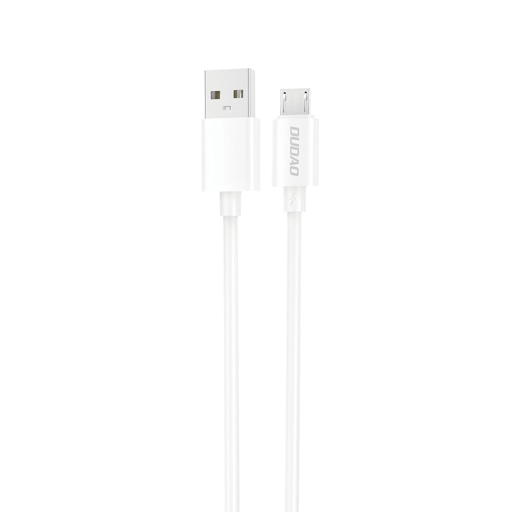 Dudao L4SM USB-A / micro USB laidas 2A 1m - baltas