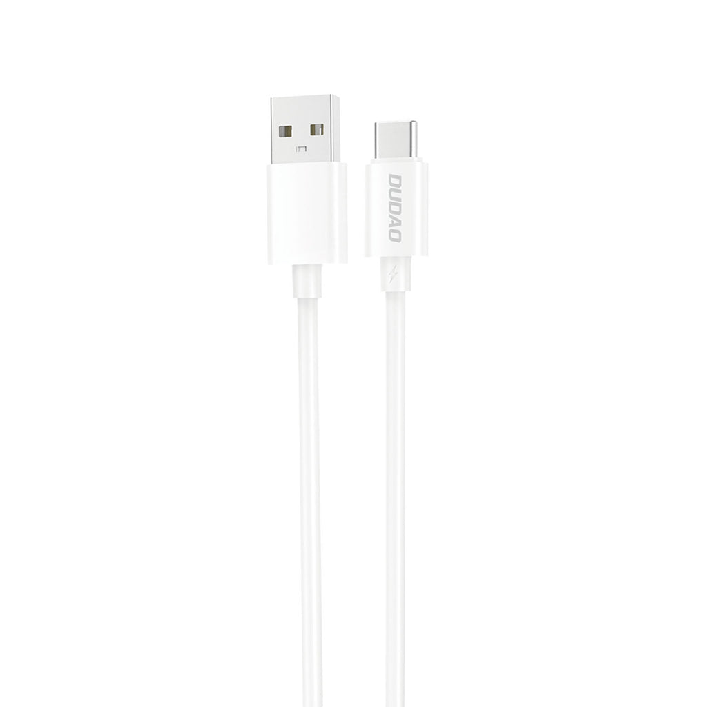 Dudao L4ST USB-A / USB-C laidas 2A 1m - baltas -- Cell phone cables