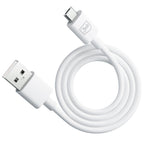 3mk Hyper Cable USB-A / micro USB 5V 2.4A 1.2m – baltas