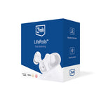 3mk LifePods į ausis įdedamos belaidės Bluetooth 5.3 ANC ausinės – baltos -- Cell phone cases and covers