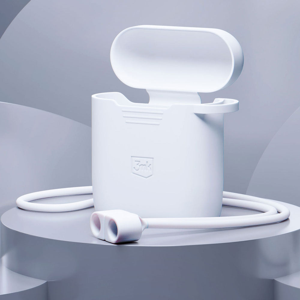3mk Silicon AirPods dėklas, skirtas AirPods 2 – baltas -- Cell phone cases and covers