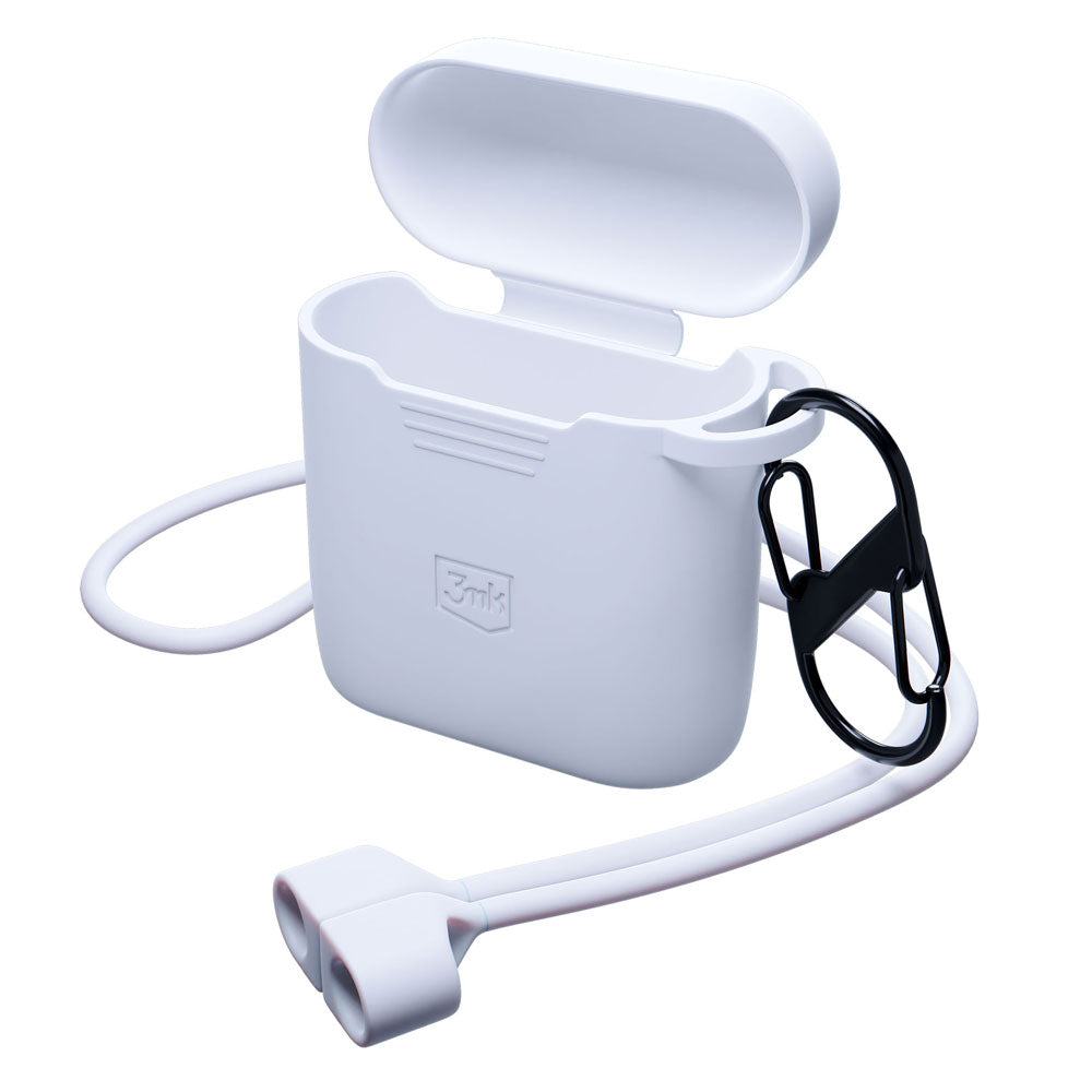 3mk Silicon AirPods dėklas, skirtas AirPods 2 – baltas -- Cell phone cases and covers