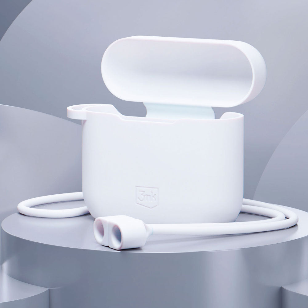 3mk Silicon AirPods dėklas, skirtas AirPods 3 – baltas -- Cell phone cases and covers