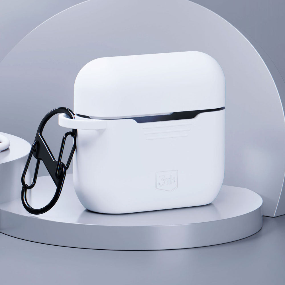 3mk silicio „AirPods“ dėklas, skirtas „AirPods Pro“ / „AirPods Pro 2“ – baltas -- Cell phone cases and covers