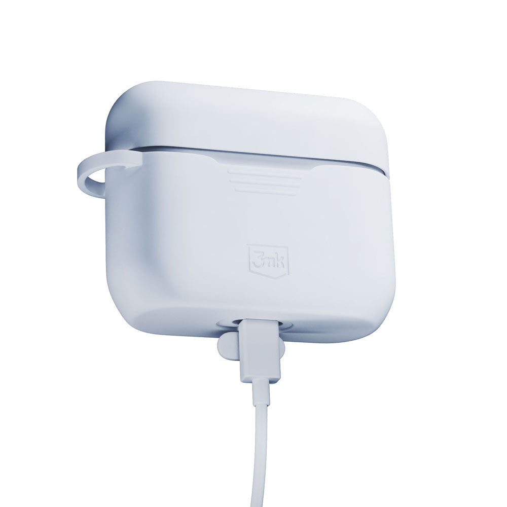 3mk silicio „AirPods“ dėklas, skirtas „AirPods Pro“ / „AirPods Pro 2“ – baltas -- Cell phone cases and covers