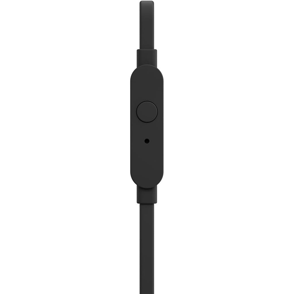 JBL Tune 110 į ausis įdedamos ausinės su 3,5 mm mini lizdu ir nuotolinio valdymo pulteliu – juodos -- Headphones