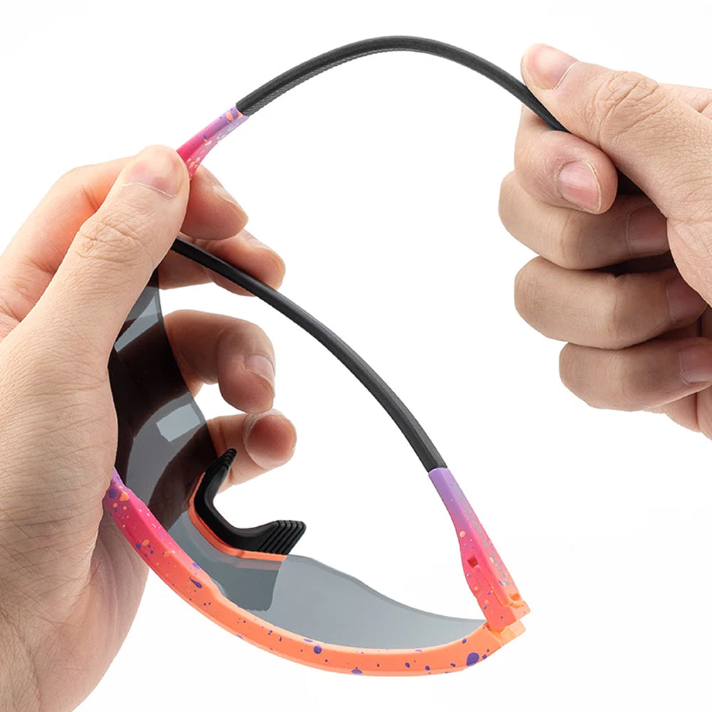 Rockbros SP297 poliarizuoti dviračių akiniai - juodi -- Cycling Eyewear