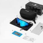 Rockbros SP297 poliarizuoti dviračių akiniai - juodi -- Cycling Eyewear