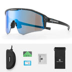 Rockbros SP297 poliarizuoti dviračių akiniai - juodi -- Cycling Eyewear