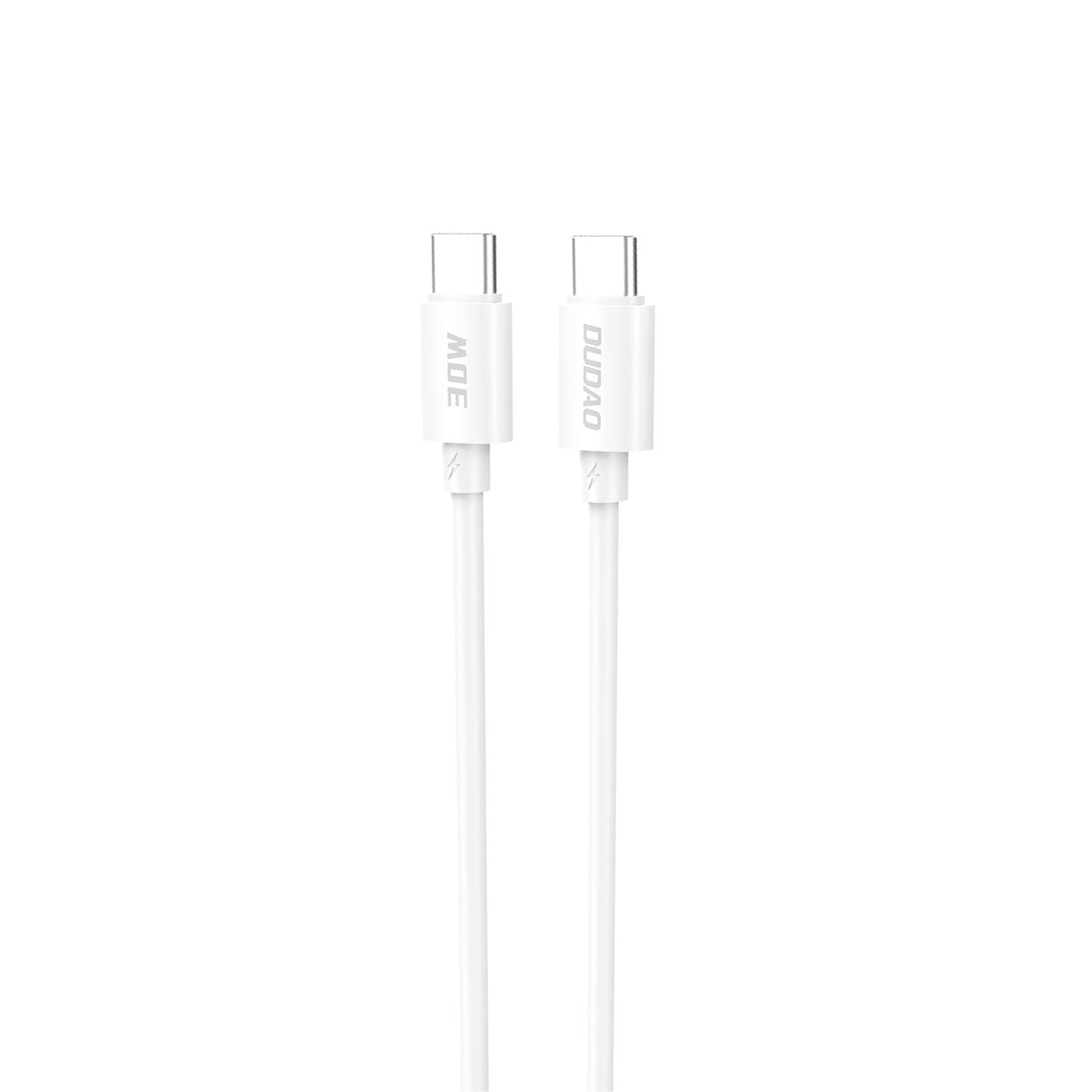 Dudao L4C USB-C / USB-C 30W 2m laidas - baltas