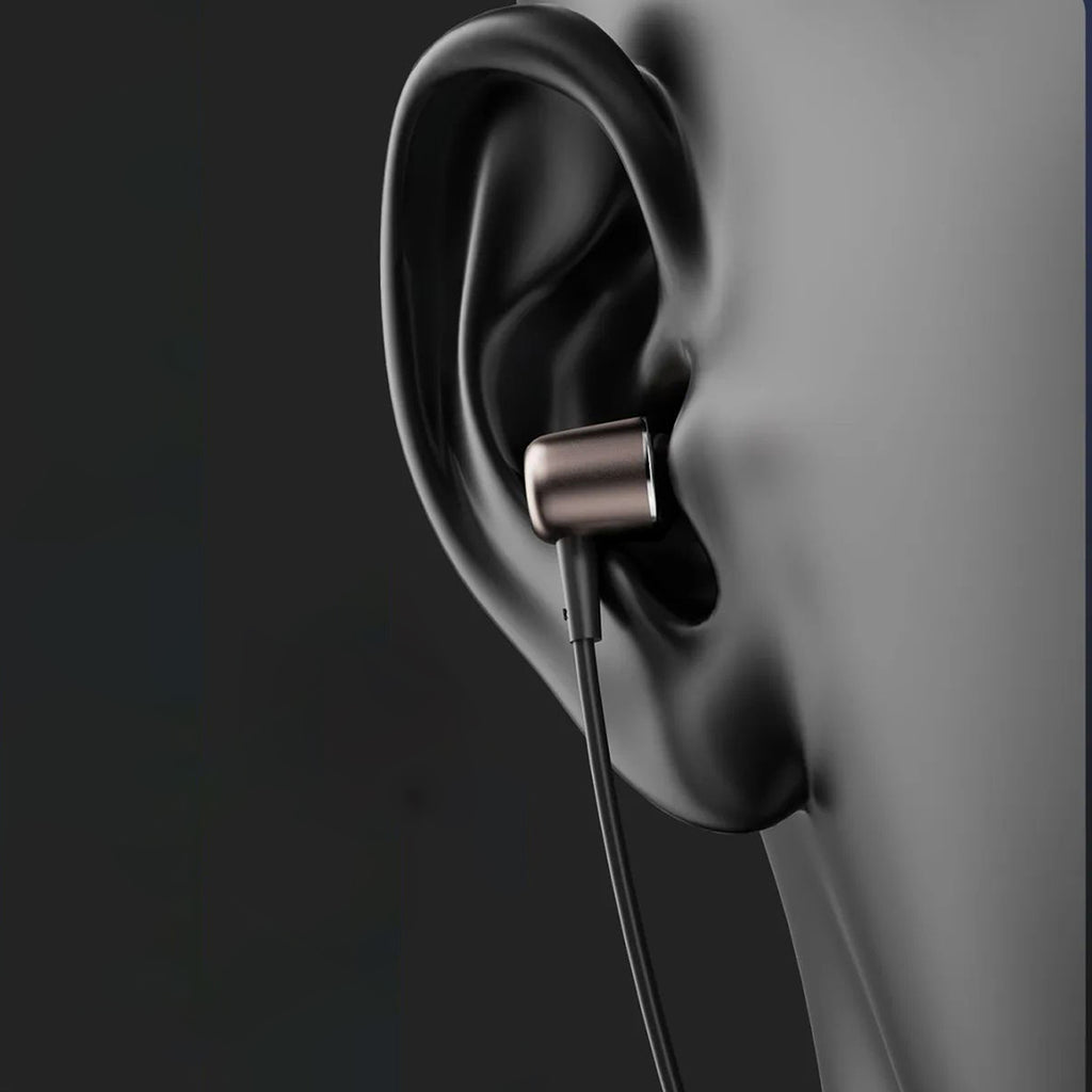 Dudao X1PROT In-Ear laidinės USB-C ausinės 1,2 m - juodos