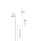 Dudao X3C+ laidinės USB-C in-ear ausinės 1,2 m – baltos -- Headphones