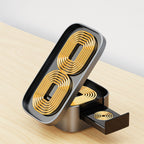 Dudao A11Pro+ 15W 3in1 indukcinis įkroviklis telefonui/išmaniajam laikrodžiui/ausinėms - juodas