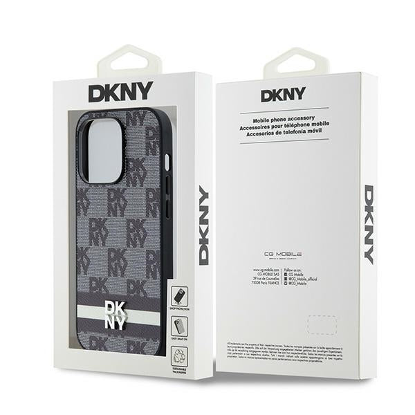 DKNY odinis dėklas iPhone 14 Pro – juodas