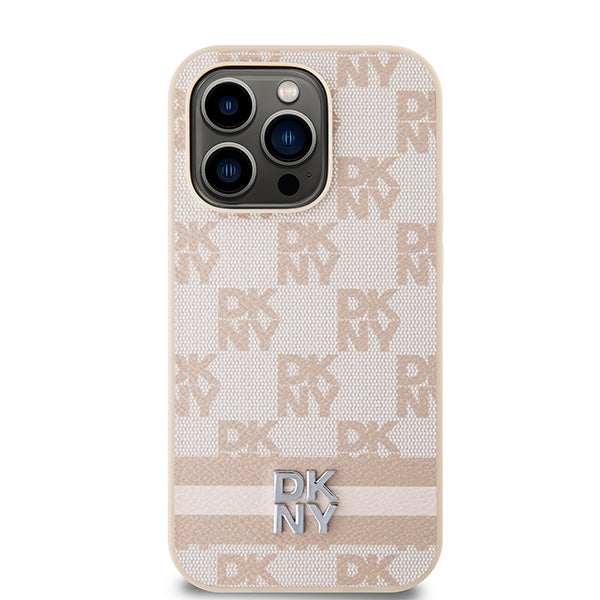 DKNY odinis dėklas iPhone 14 Pro – rožinis