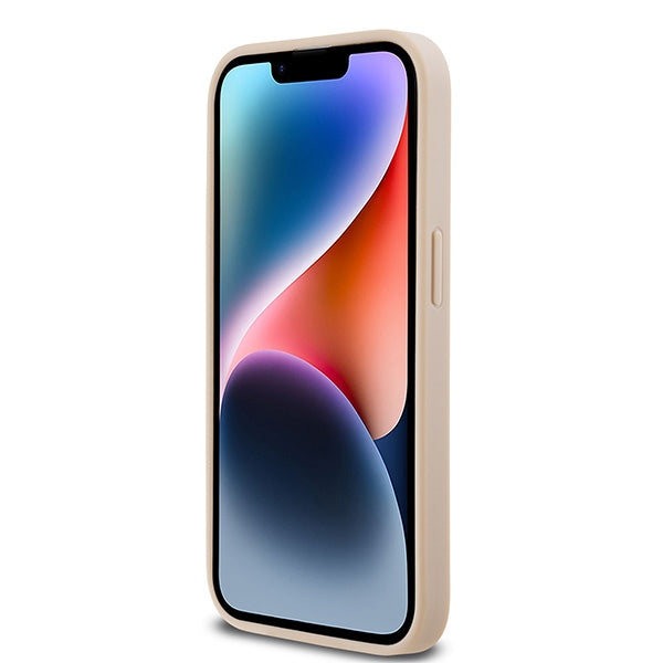 DKNY odinis dėklas iPhone 14 Pro – rožinis