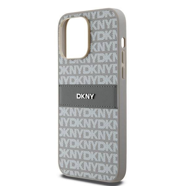 DKNY dėklas iPhone 14 Pro – smėlinis