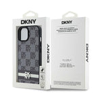 DKNY odinis dėklas iPhone 15/14/13 – juodas