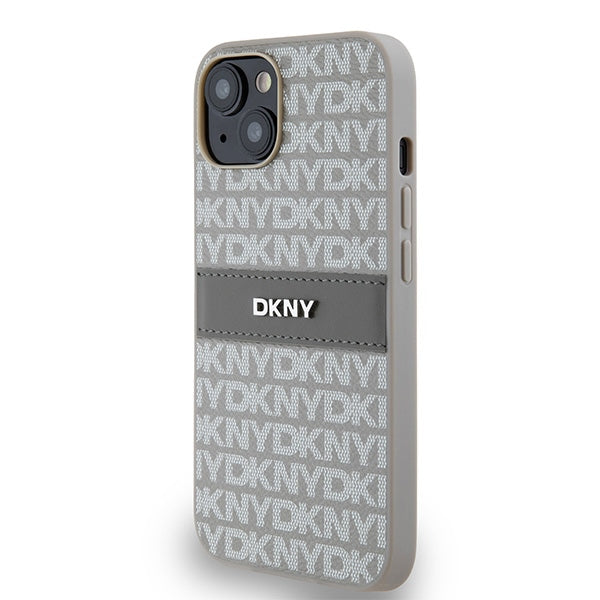 DKNY dėklas iPhone 15/14/13 6,1" – smėlinis