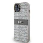DKNY dėklas iPhone 15/14/13 6,1" – smėlinis