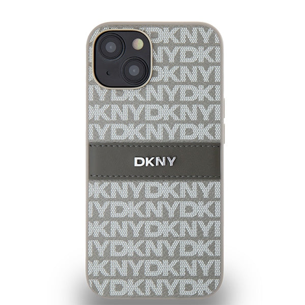 DKNY dėklas iPhone 15/14/13 6,1" – smėlinis