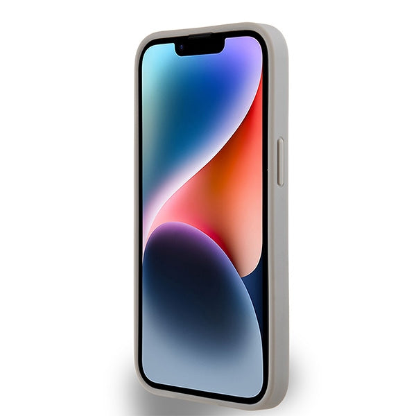 DKNY dėklas iPhone 15/14/13 6,1" – smėlinis