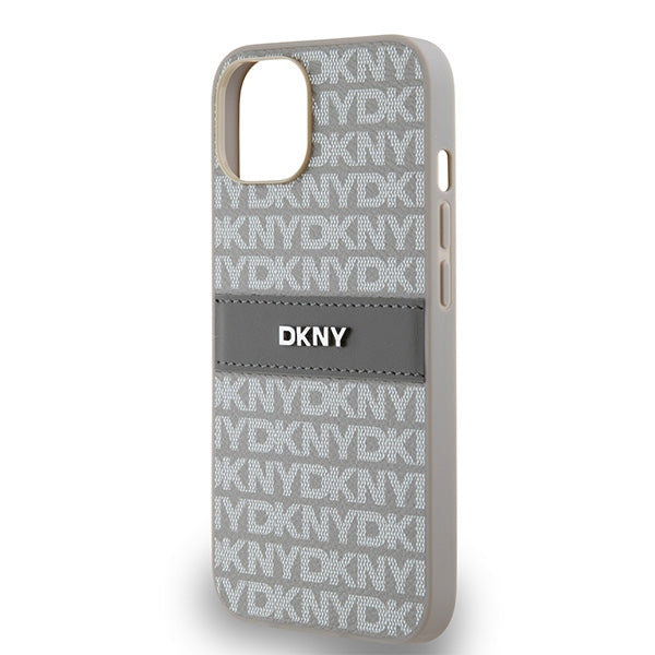 DKNY dėklas iPhone 15/14/13 6,1" – smėlinis