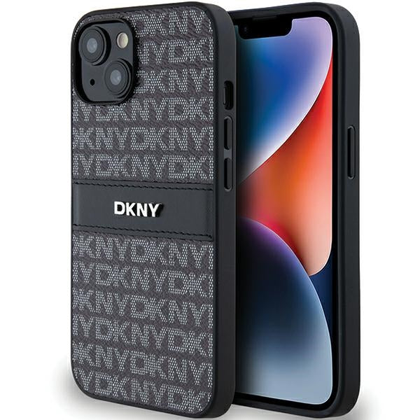DKNY eko odos dėklas iPhone 15/14/13 – juodas