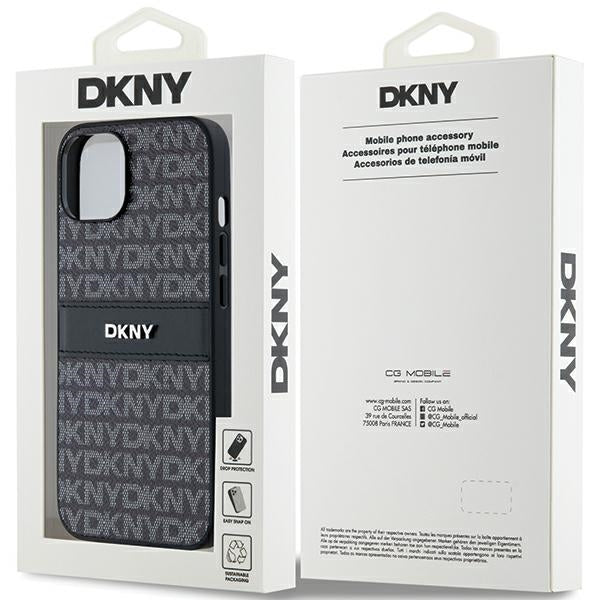 DKNY eko odos dėklas iPhone 15/14/13 – juodas