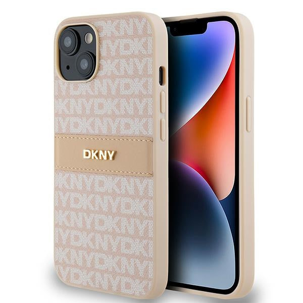 DKNY odinis dėklas iPhone 15/14/13 – rožinis