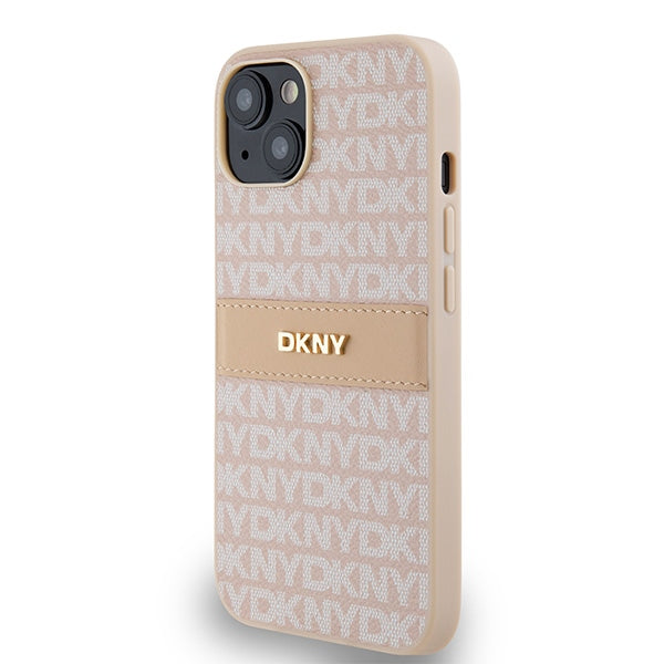 DKNY odinis dėklas iPhone 15/14/13 – rožinis