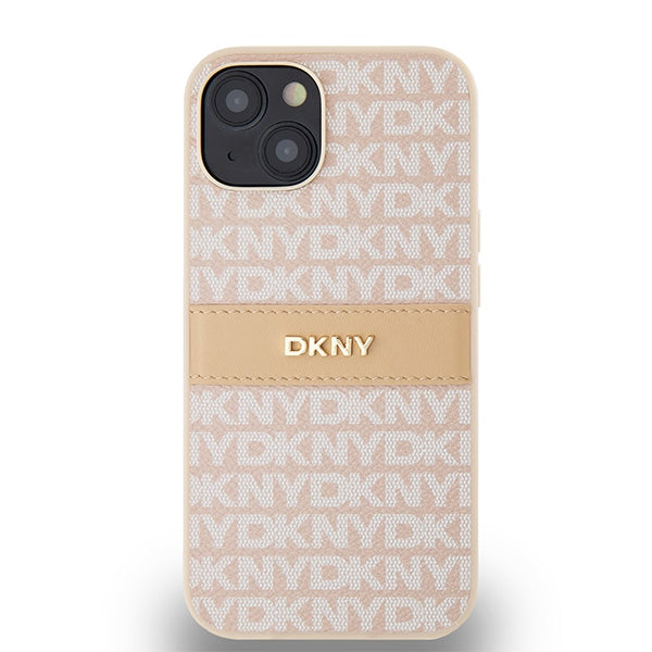 DKNY odinis dėklas iPhone 15/14/13 – rožinis