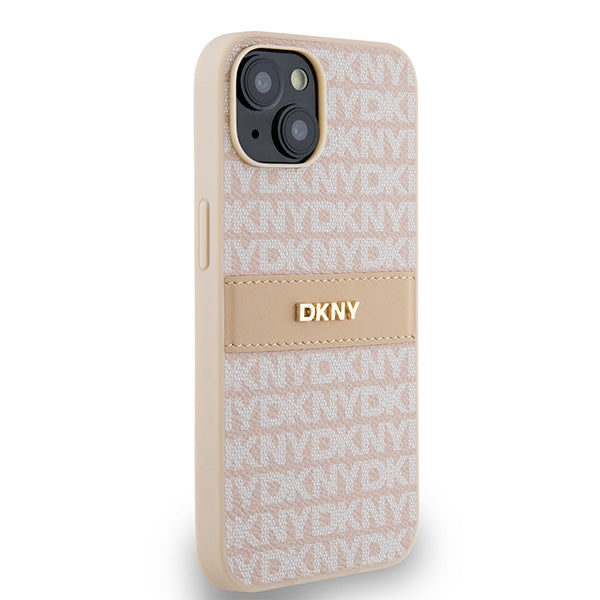 DKNY odinis dėklas iPhone 15/14/13 – rožinis