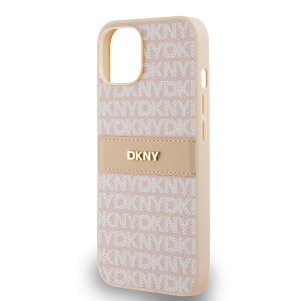 DKNY odinis dėklas iPhone 15/14/13 – rožinis