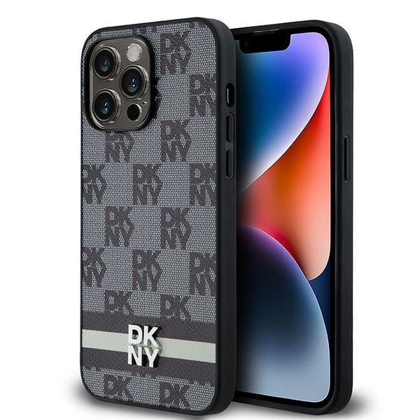 DKNY odinis dėklas iPhone 14 Pro Max – juodas