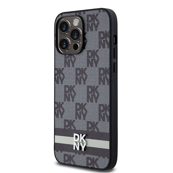 DKNY odinis dėklas iPhone 14 Pro Max – juodas