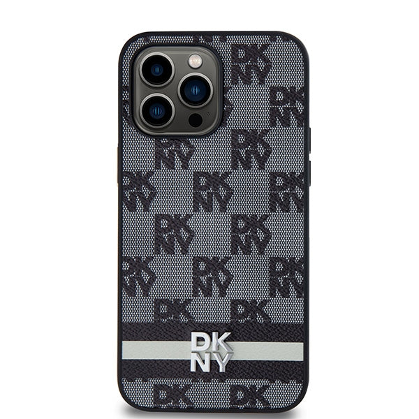 DKNY odinis dėklas iPhone 14 Pro Max – juodas