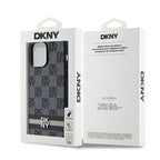 DKNY odinis dėklas iPhone 14 Pro Max – juodas