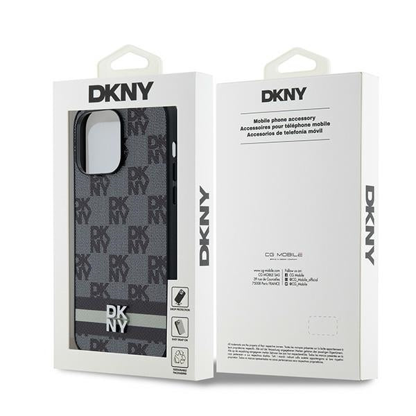 DKNY odinis dėklas iPhone 14 Pro Max – juodas