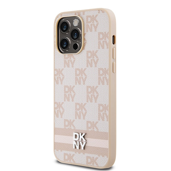 DKNY dėklas iPhone 14 Pro Max – rožinis