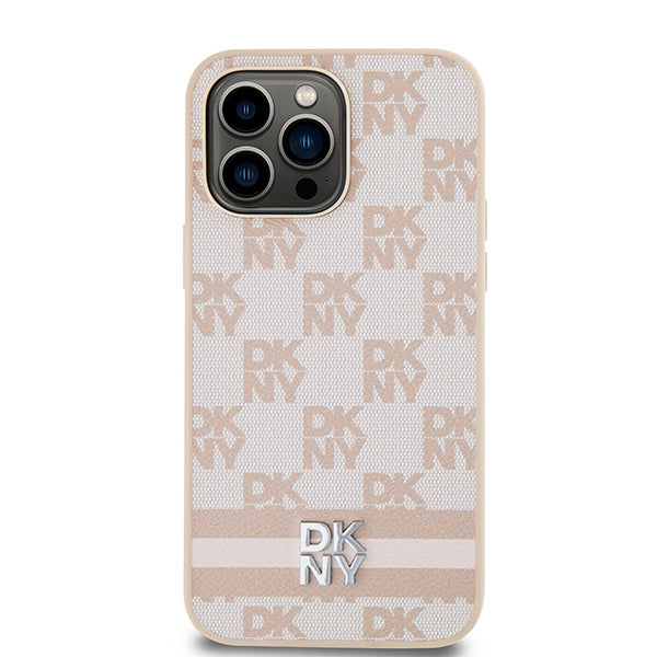 DKNY dėklas iPhone 14 Pro Max – rožinis
