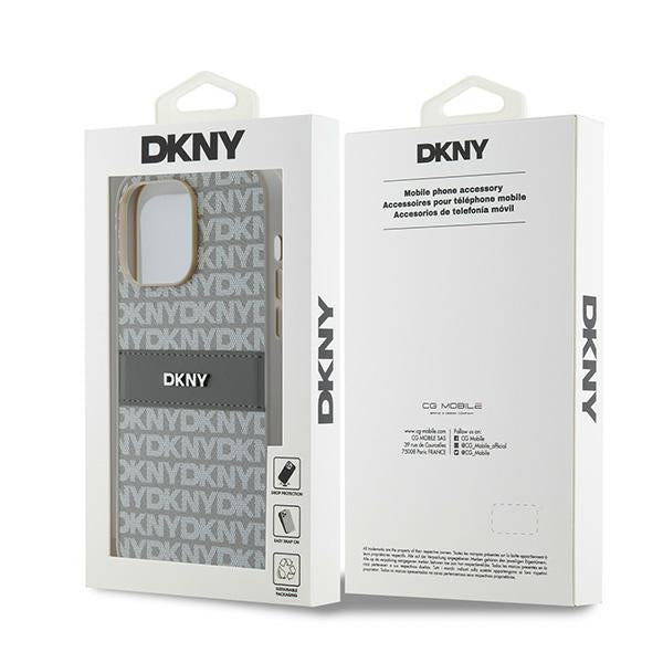 DKNY eko odos dėklas iPhone 14 Pro Max – smėlinis