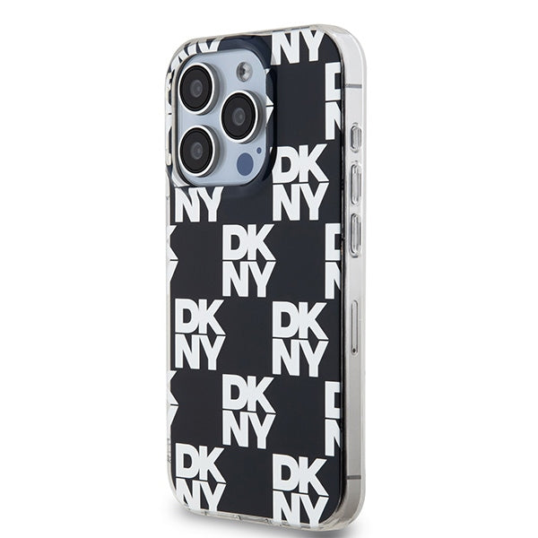 DKNY IML dėklas iPhone 15 Pro – juodas