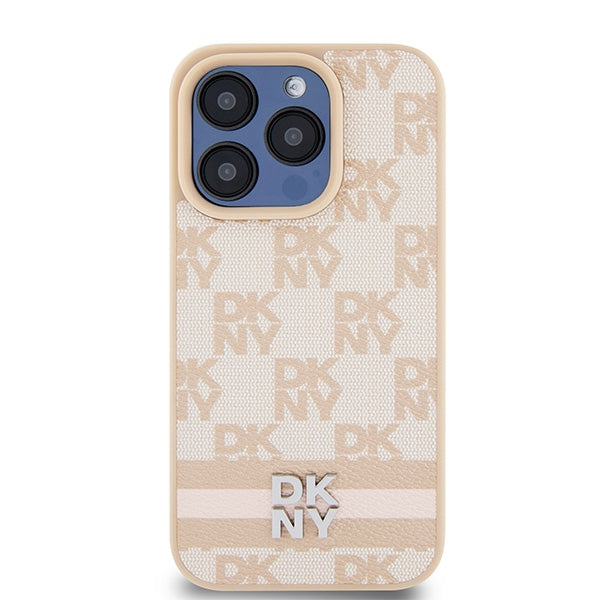 DKNY eko odos dėklas iPhone 15 Pro – rožinis