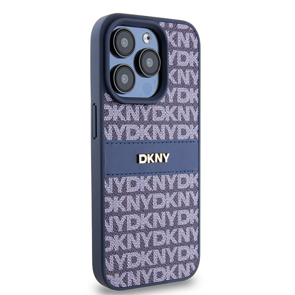 DKNY eko odos dėklas iPhone 15 Pro – mėlynas