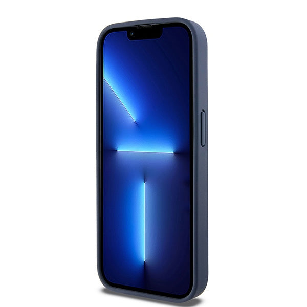 DKNY eko odos dėklas iPhone 15 Pro – mėlynas