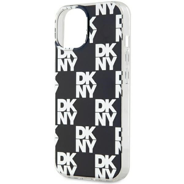 DKNY dėklas iPhone 15 Plus / 14 Plus – juodas