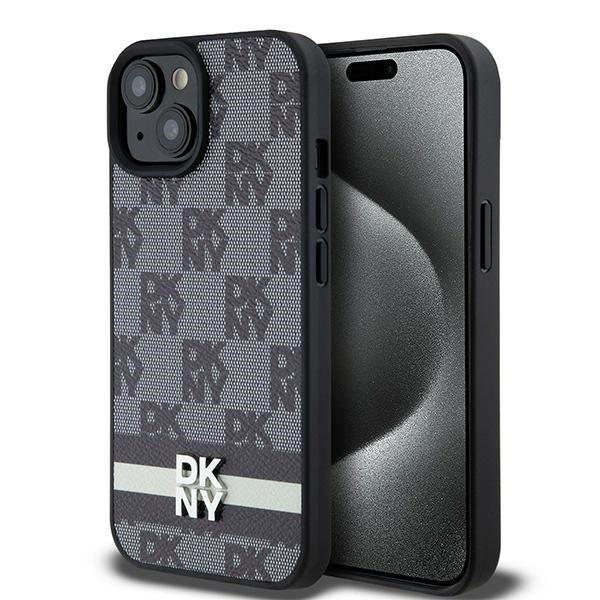 DKNY dėklas iPhone 15 Plus / 14 Plus – juodas